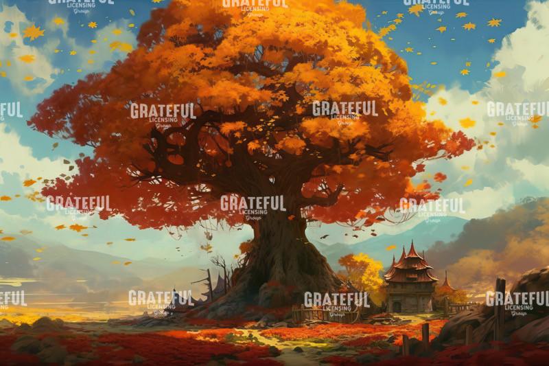 Anime - Autumn Tree 2