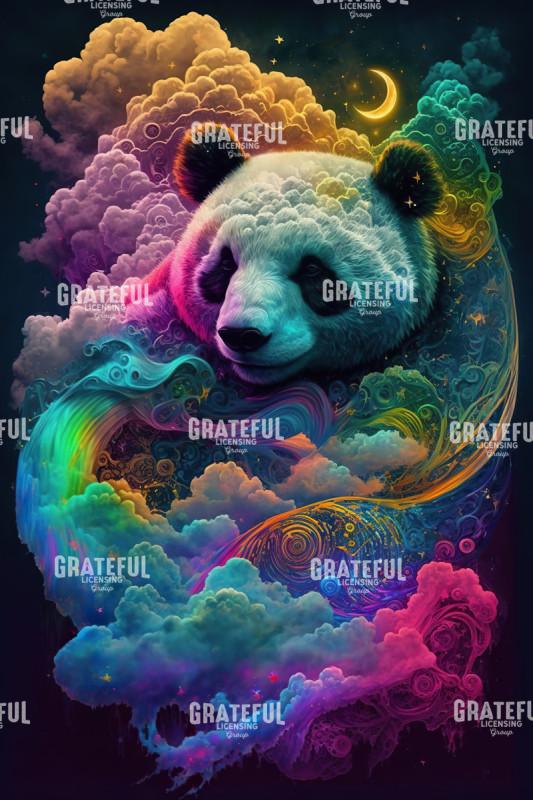 Panda in the Clouds