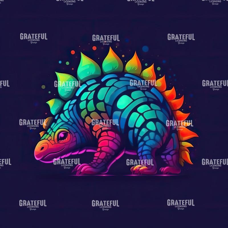 Ankylosaur mini rainbow