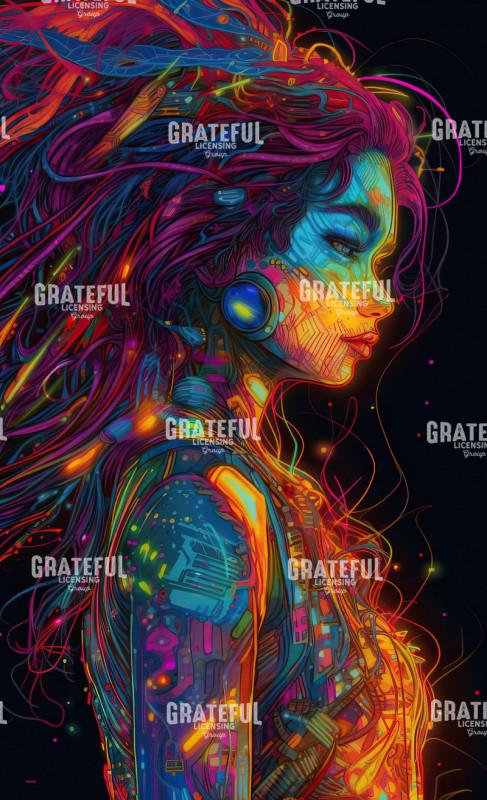 Digital Neon Portrait (3)