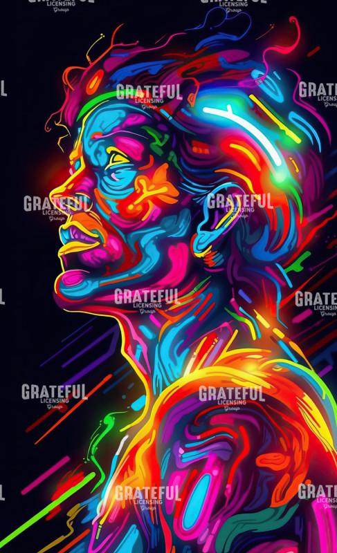 Digital Neon Portrait (5)