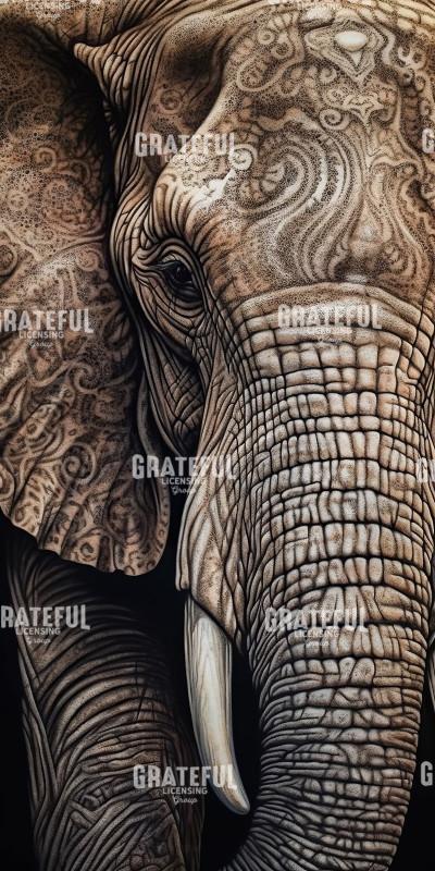 Elephant Patterned
