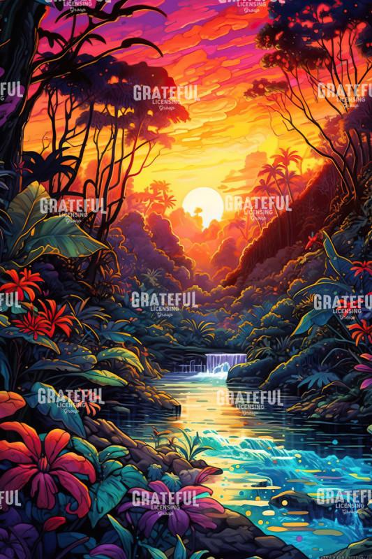 Jungle Sunset Portrait 8