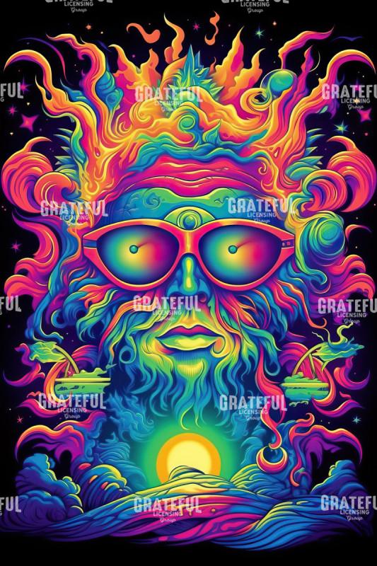 Psychedelic Sunglasses in the Clouds 3