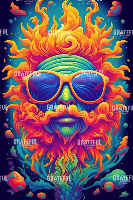 Psychedelic Sunglasses in the Clouds 4