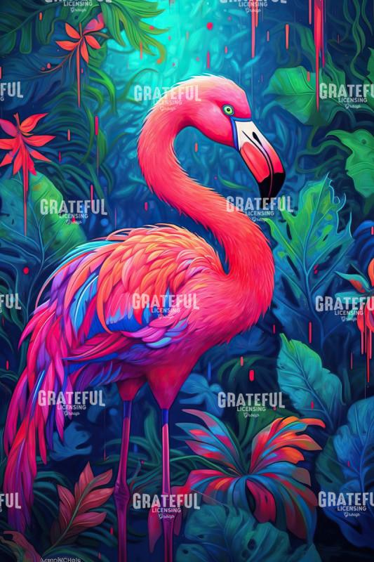Jungle Flamingo Right