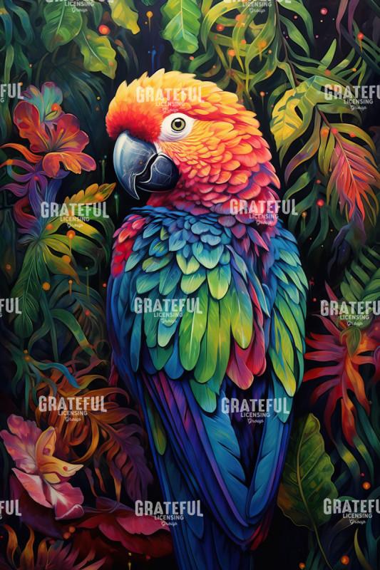 Jungle Parrot Perched