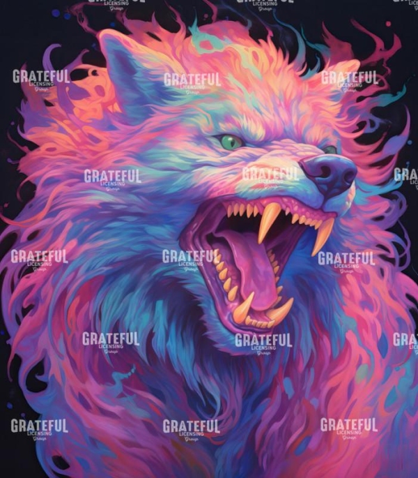 Angry Wolf pink blue 1