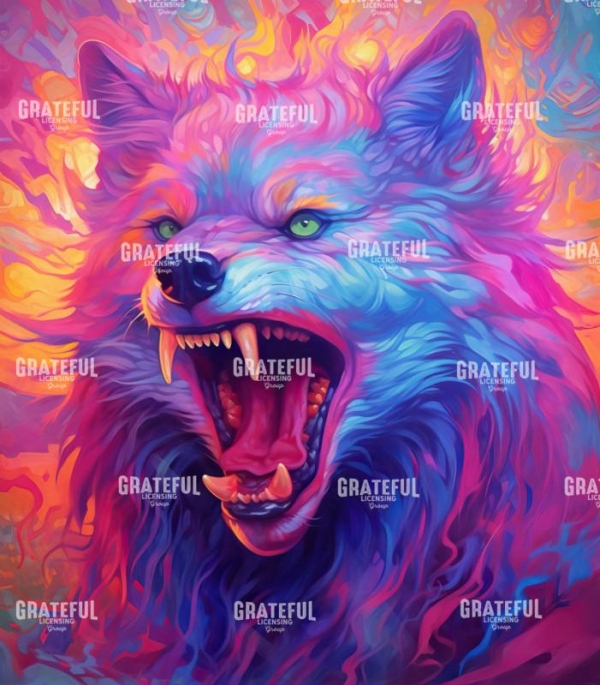 Angry Wolf pink blue 2
