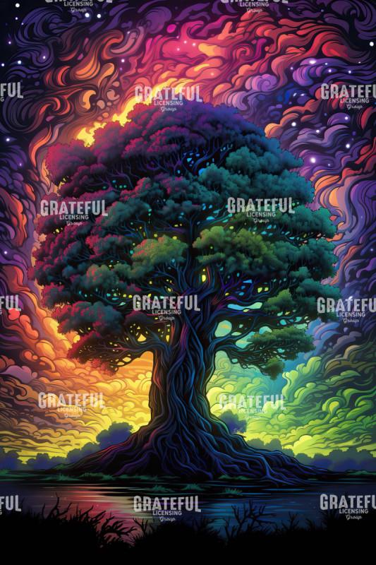 Cosmic Sunset Maple Tree