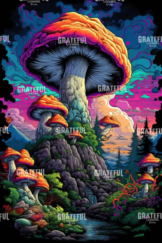 Giant Mushroom Early Morning