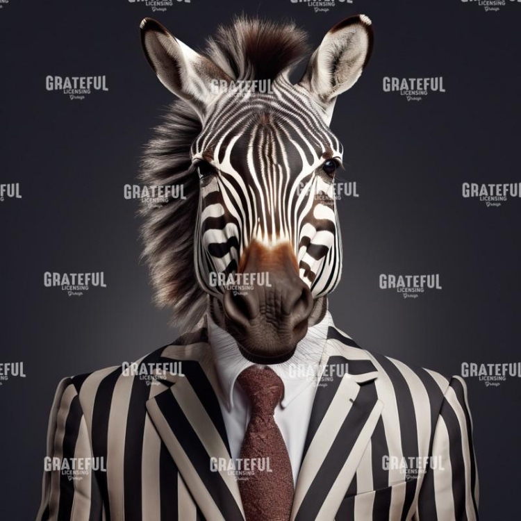 Dapper Zebra Fine Art