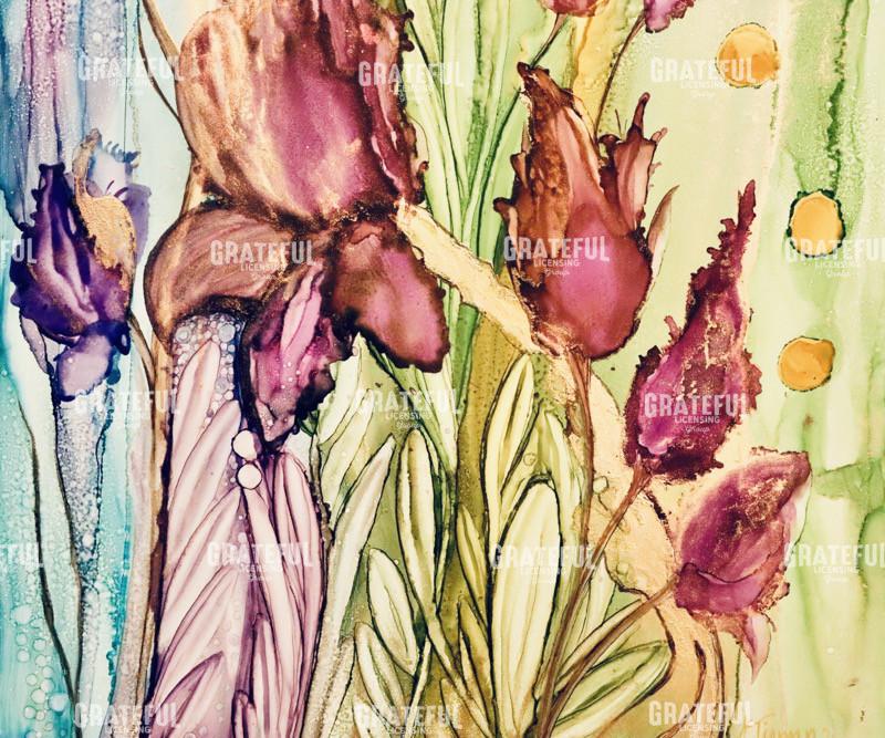 Abstract Irises