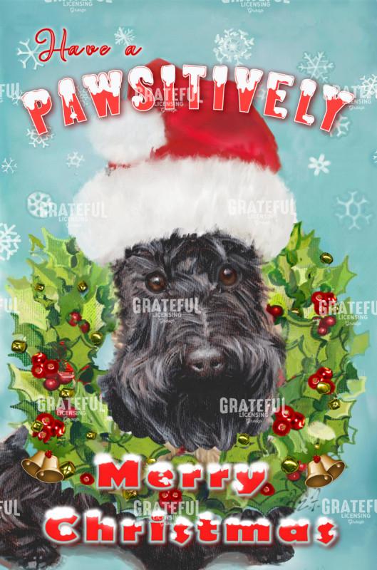 Scottie Snowflakes Pawsitive