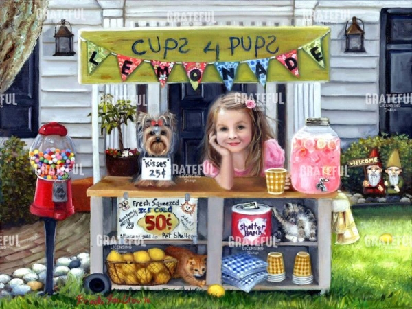 Cups 4 Pups Lemonade Stand