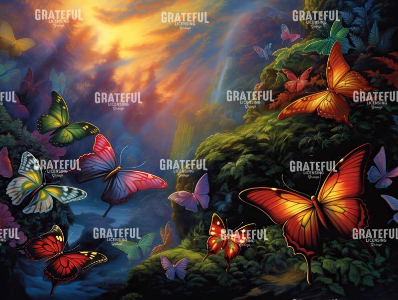 Fantasy Forest of Butterflies