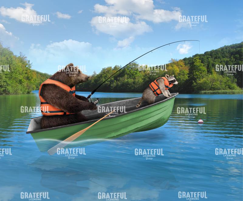 Bear fishing