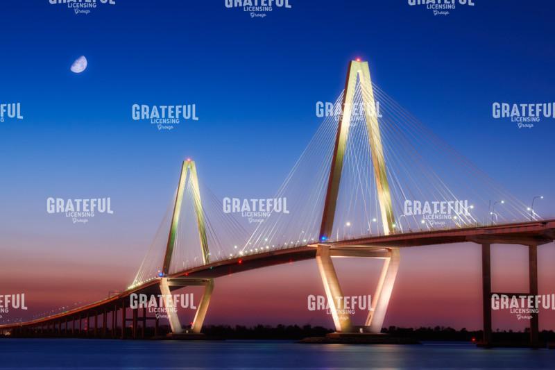 Ravenel Bridge at Night