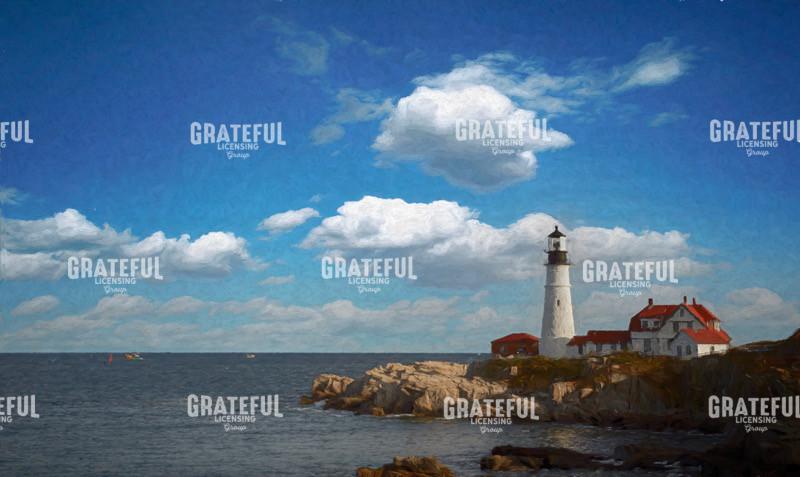 Neddick Light house in Maine Color