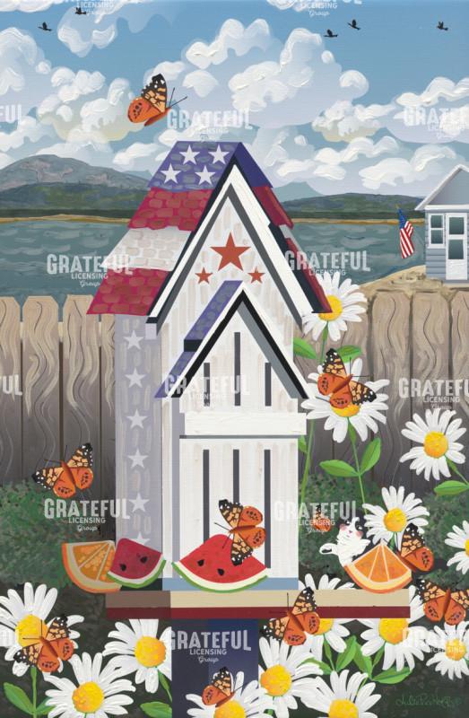 Patriotic Butterfly House