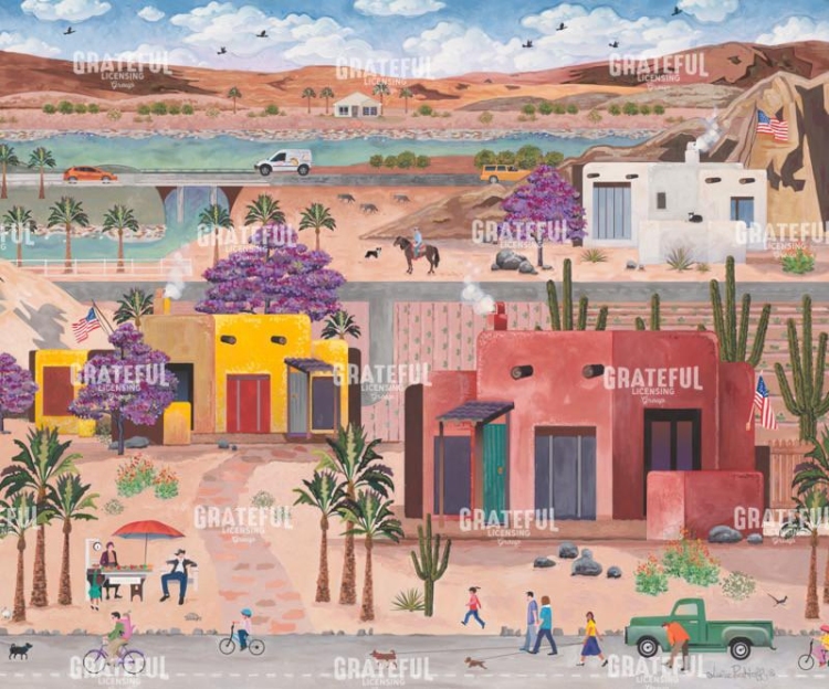 Southwestern Adobe Neighborhood