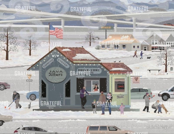 Winter Espresso Kiosk