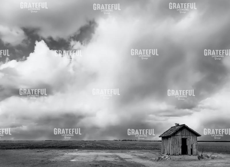 Shed and Clouds