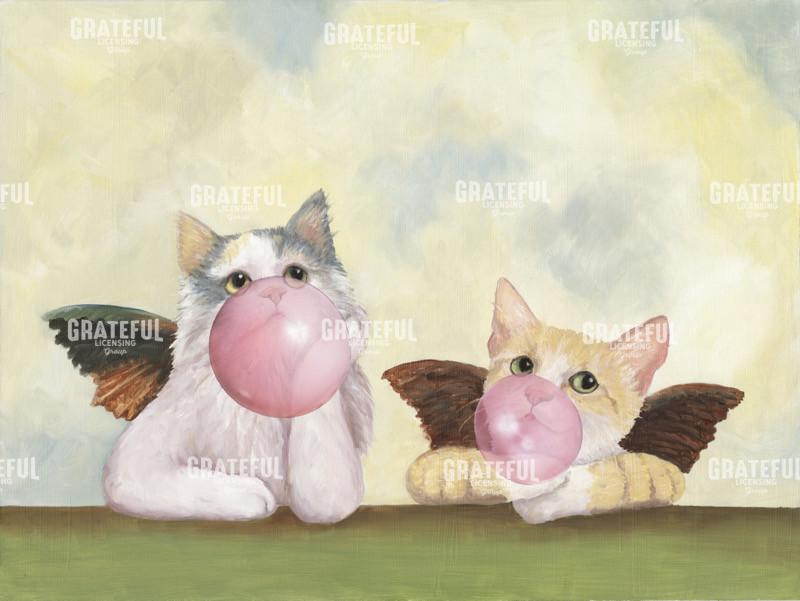 Bubble Gum Raphael Putti Kittens
