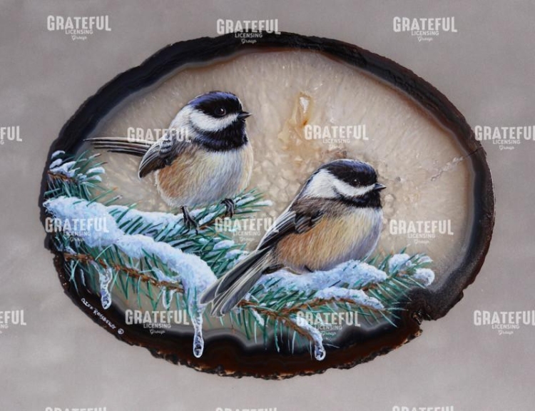 Chickadee Pair
