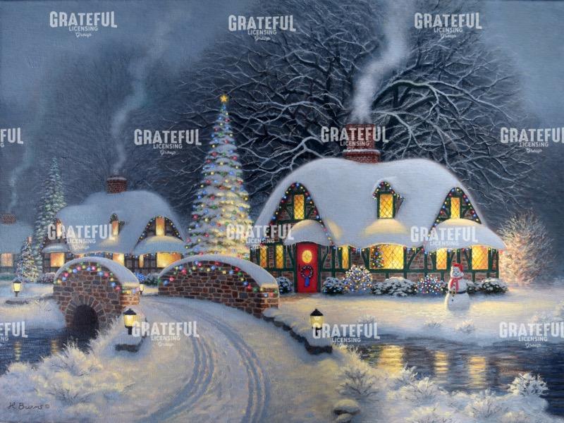 Christmas Country Cottage