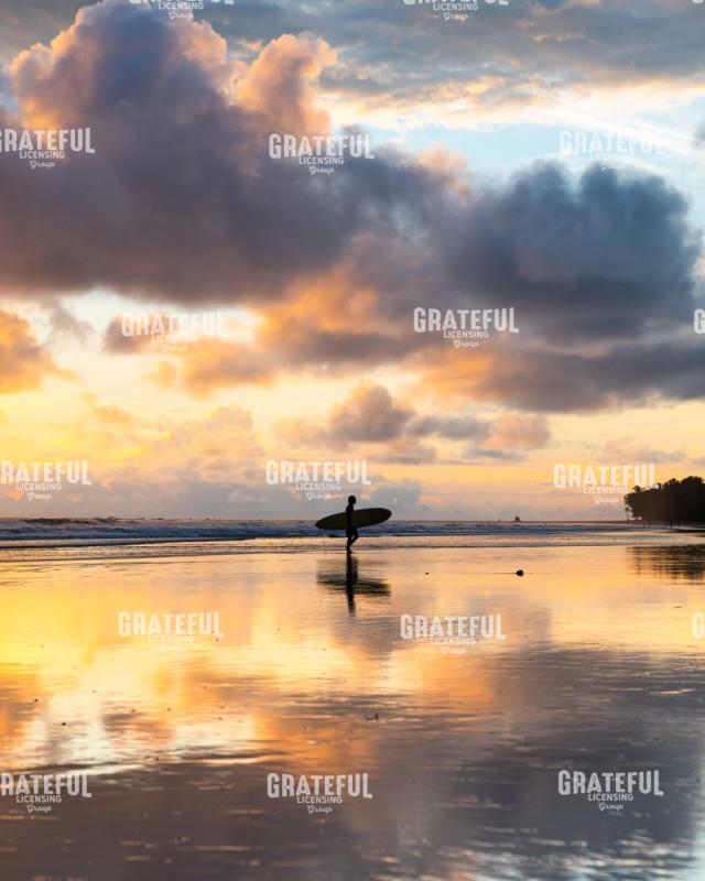 Surfer in Costa Rica