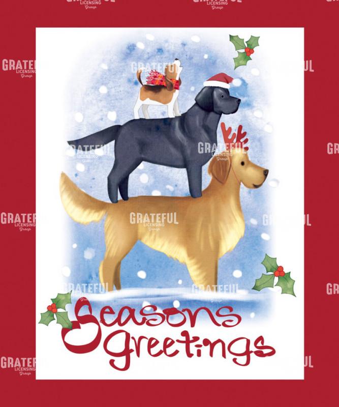 Seasons Greetings Dogs