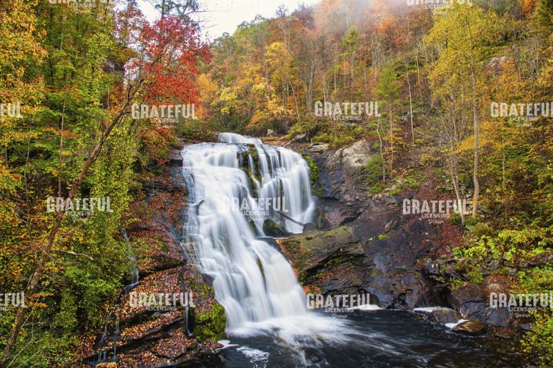 Fall at Bald River Falls