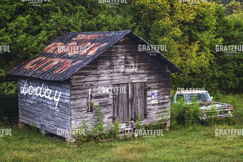 Vintage See Rock City Barn