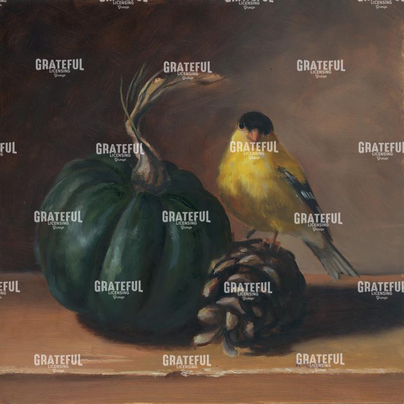 Goldfinch & Gourd