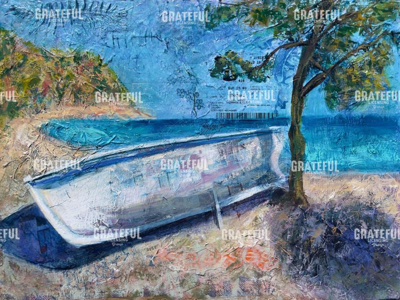 Boat at Vrellos Beach