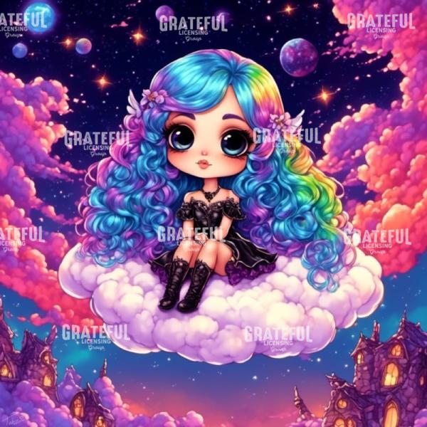 Rainbow Girl Angel Baby