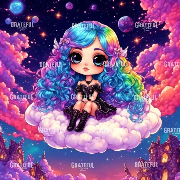 Rainbow Girl Angel Baby