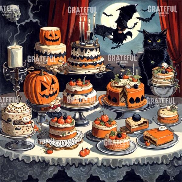 Vintage Halloween Desserts