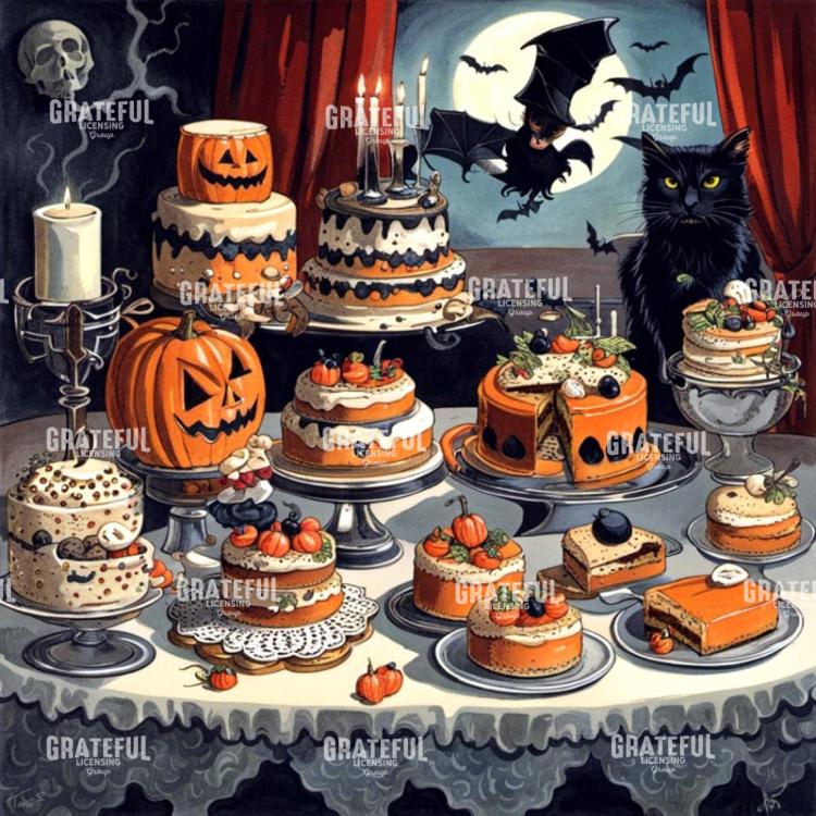 Vintage Halloween Desserts