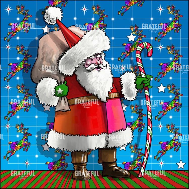 Santa Candy Cane