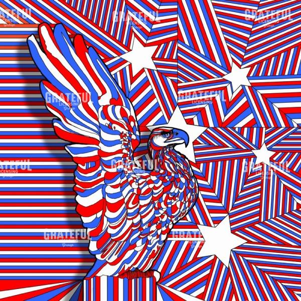 Eagle - Red, White & Blue