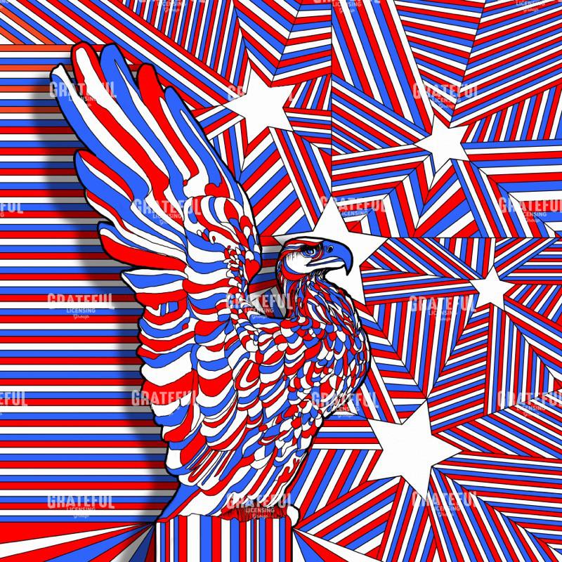 Eagle - Red, White & Blue