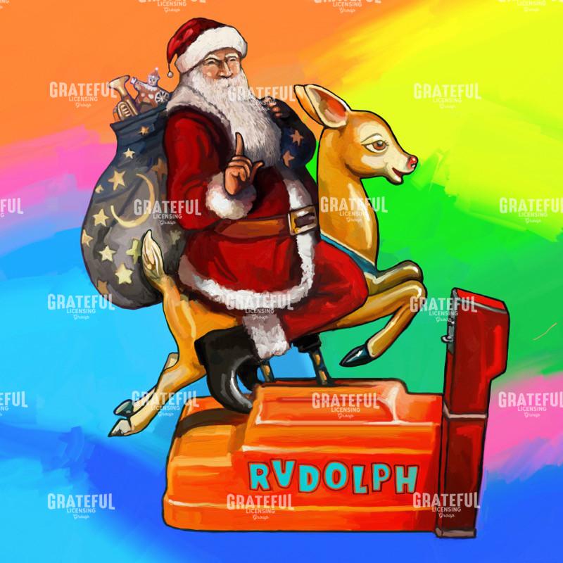 Santa-Rudolph Kiddie-Ride