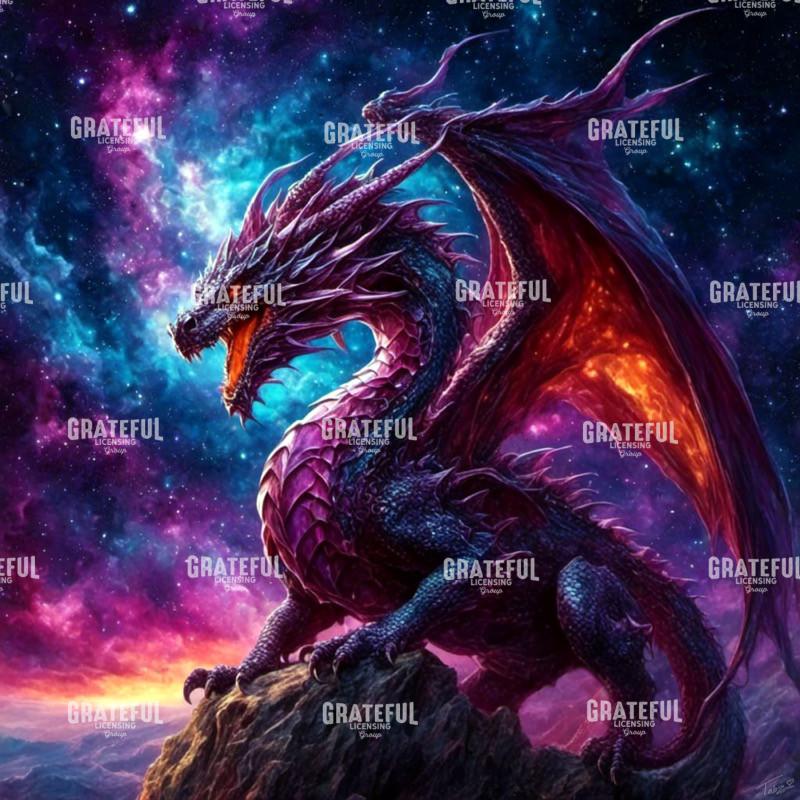 Galaxy Dragon Grateful Art Licensing