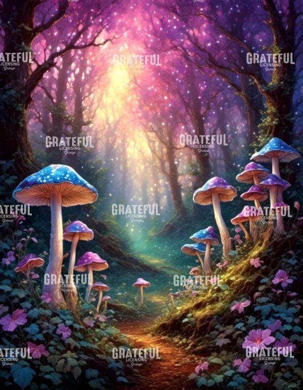 Glitter Mushrooms