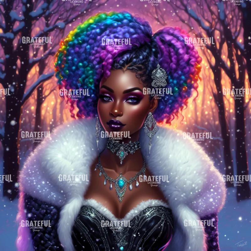 Winter Glamour Rainbow