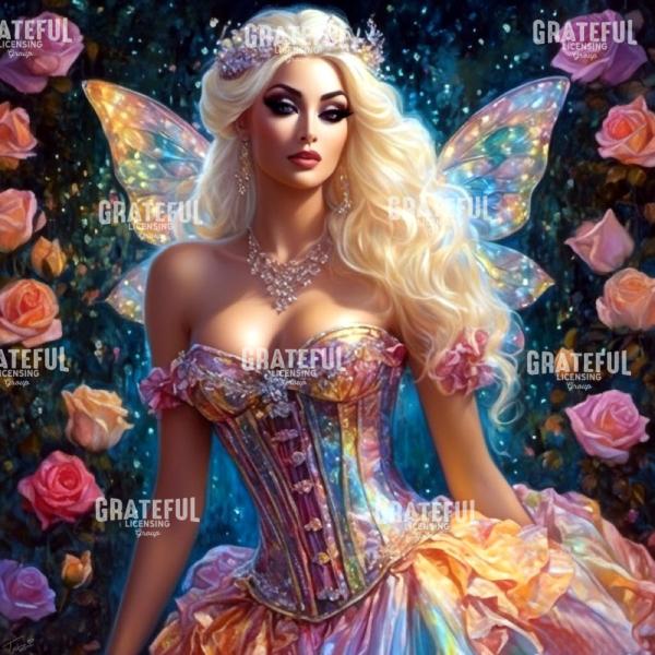 Peach Rose Fairy