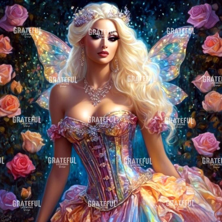 Peach Rose Fairy