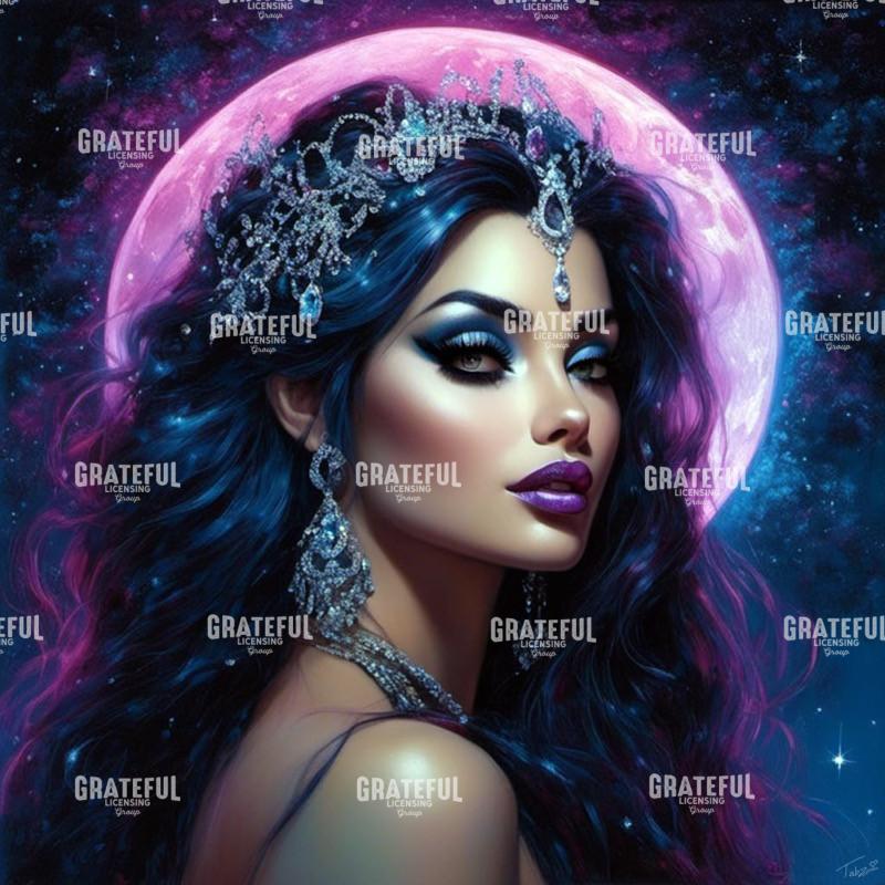 Moon Goddess Grateful Art Licensing